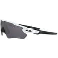 thumbnail image 2 of Oakley Mens Oo9208 Radar Ev Path Rectangular Sunglasses Polished White/Prizm Black Polarized 38 Millimeters, 2 of 6