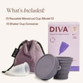 thumbnail image 2 of DivaCup Model 0 Starter Kit, 2 of 7
