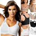 thumbnail image 4 of CHUANK Women‘s Full Coverage Front Closure Wire Free Back Support Bra, 4 of 4
