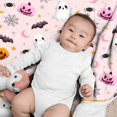 thumbnail image 3 of Custom Halloween Blanket | Personalized Ghost Blanket for Boys Girls | Plush Cozy Custom Name Blanket | Halloween Decor Personalized Gifts Name Blanket | 50"x60"-Teens/Travel Size, 3 of 5