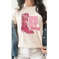 thumbnail image 6 of Howdy Honey XOXO Boots Valentines PLUS Graphic Tee T-Shirt, 6 of 9