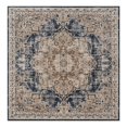 thumbnail image 2 of Unique Loom Chateau Collection Area Rug - Roosevelt (6' 1" Square Dark Blue/Beige), 2 of 6