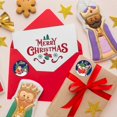 thumbnail image 4 of Christmas sealing stickers, 500 pieces of round Christmas adhesive stickers, Christmas decoration stickers (style B), 4 of 4