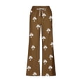 thumbnail image 4 of Pantalones largos para hombre, cintura elástica, transpirables, cómodos, suaves, informales, de playa, de poliéster., 4 of 5