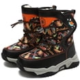 thumbnail image 2 of RIBONGZ Boys Snow Boots Winter Outdoor Waterproof Slip Resistant Cold Weather Shoes, 2 of 9
