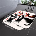 thumbnail image 7 of Fluffy Loving Cats Flannel Bath Mat 16x24 Inches, Soft Absorbent Non-Slip Bathroom Rug, Machine Washable Floor Mat for Shower, 7 of 7