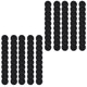 thumbnail image 3 of 100 Pcs Black Sponge Earbud Headphone Cap Ear Pads Cover Replacement, 3 of 5