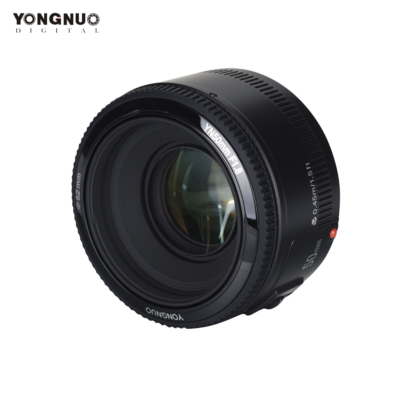 YONGNUO YN 50mm F1.8 Standard Prime Lens Large Aperture Auto Manual Focus AF MF for Nikon DSLR Cameras