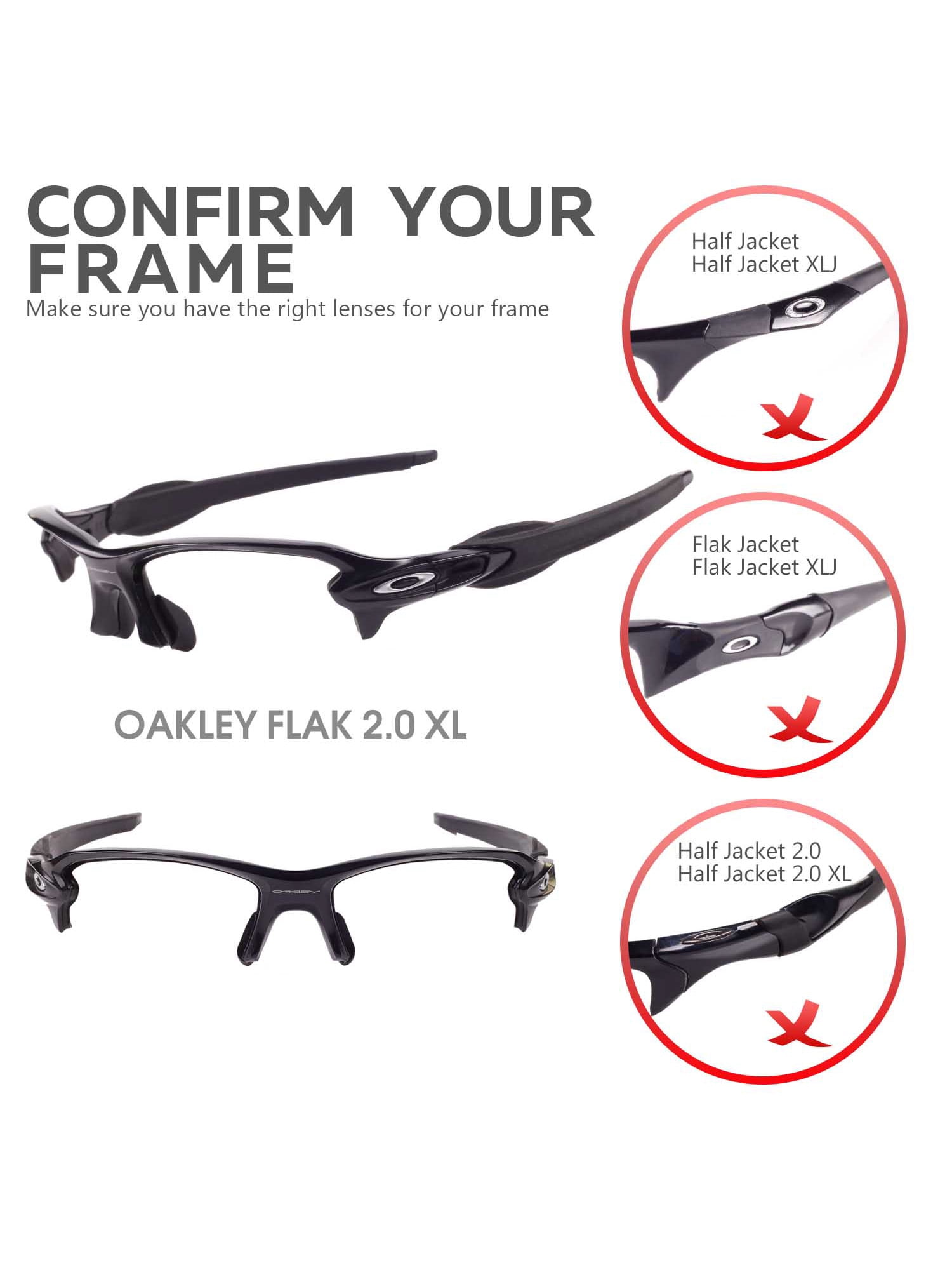 Oakley Flak 2.0 XL Replacement Lenses - PROLENS