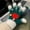 Green, variant on Fluffy Fur Christmas Gloves Plush Warm Snowflake Christmas Tree Gloves Winter Outdoor Ride Bicycles for Women Students Children