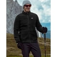 thumbnail image 2 of Pioneer Camp Fleece Jacket Men,Lightweight Full Zip Fleece Jacket Polar Windproof Winter Climbing Outwear Coat with Pocket, 2 of 6