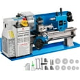 thumbnail image 1 of VEVOR Metal Lathe 7" x 14",Mini Metal Lathe 0-2250 RPM Variable Speed,Mini Lathe with 4" 3-jaw Chuck,Bench Top Metal Lathe, Benchtop Lathe, for Various Types of Metal Turning, 1 of 9