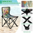 thumbnail image 4 of BZSMCE Camping Chairs Modern Summer Serenity Pattern Folding chair, 4 of 8