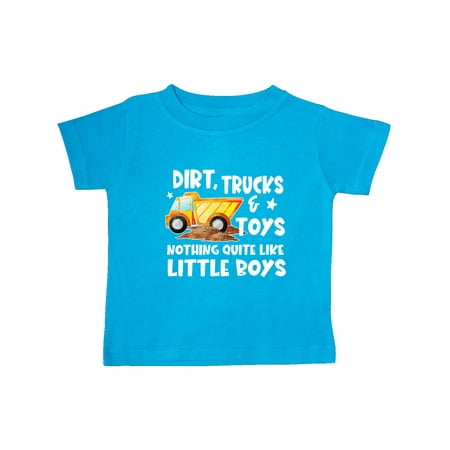

Inktastic Dirt Trucks and Toys Nothing Quite Like Little Boys Gift Baby Boy T-Shirt