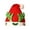Green, variant on HNMKIU Kids Santa Hat with Reindeer for Festive Holiday Dress Up Winter Party Celebrations and Game Role Play Red - 2-12 Years