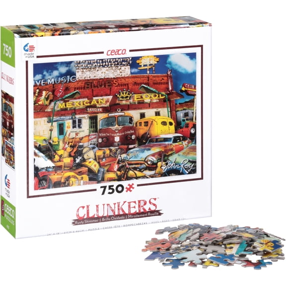 Ceaco® Clunkers Rusty Shimmer Puzzle 750 pc Box