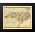 thumbnail image 2 of Finley 14x12 Black Modern Framed Museum Art Print Titled - North Carolina - Finley 1831, 2 of 5