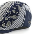 thumbnail image 5 of Gorra plana Zulema para hombre con hebilla patrón Paisley, 5 of 5