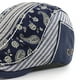 thumbnail image 5 of Boina de golf unisex ajustable con estampado de cachemir, estilo taxista, estilo vendedor de periódicos, estilo retro de los años 20 para hombre. Azul oscuro, 5 of 5