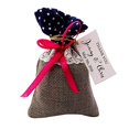 thumbnail image 1 of 20 Wedding Burlap Favor Bags Rustic Small Burlap Bags With Personalized Tags Party Favor Drawstring Bags 4"x6.5" inches, 1 of 1