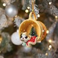 thumbnail image 4 of Adorno colgante de perro de Navidad, adorno colgante de acrílico, lindo de Navidad, estatua de perro, decoración de de Navidad para bolsa Estilo A, 4 of 8
