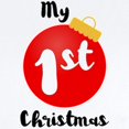 thumbnail image 2 of CafePress - My 1St Christmas Baby Light Bodysuit - Baby Light Bodysuit, Size Newborn - 24 Months, 2 of 4