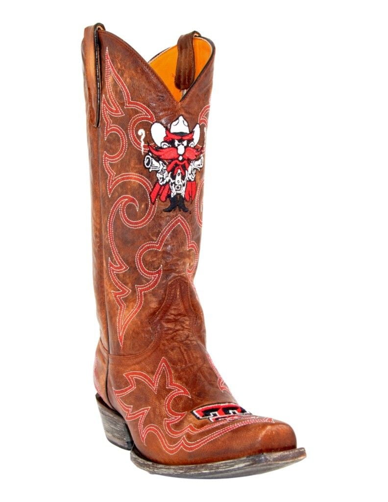 Gameday Boots Mens College Texas Tech Masked Riders Brass TT-M028-2 by Gameday Boots
