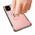 thumbnail image 3 of Pour Samsung Galaxy S20 Plus Étui avec Support Anneau Double Couche Antichoc Étui de Protection avec Support Anneau Intégré Rotation 360 Degrés pour Samsung Galaxy S20 Plus 6.7 Pouces (Or Rose), 3 of 7