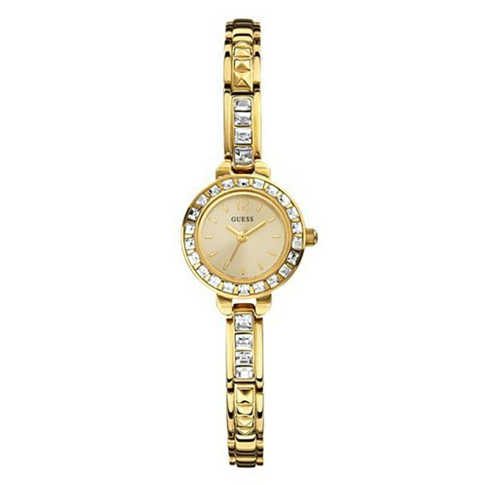 GUESS GUESS Women's W0429L2 Elegant GoldTone Jewelry Inspired Watch