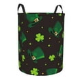 thumbnail image 2 of Balery St. Patrick's Day8 Round Laundry Basket with Handles Waterproof Freestanding Laundry Hamper for Clothes Toys in the Dorm and Family-Medium, 2 of 8