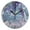 Black, variant on Fox Deer Running Dreamy Land Round Wall Clock Silent Analog Battery Operated Gold Pointer Home Decor 9.84" Diameter