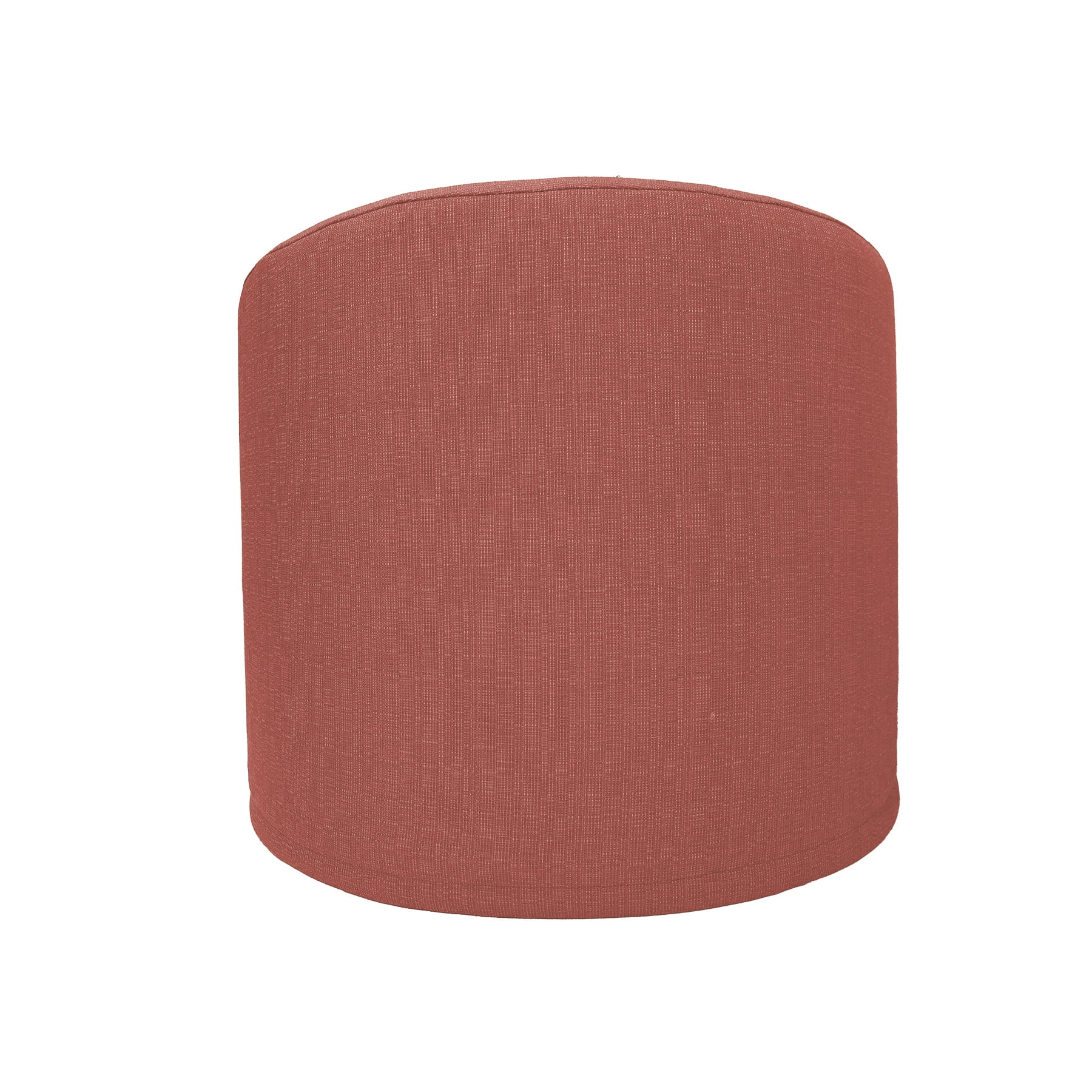 Better Homes & Gardens Round Outdoor Pouf Ottoman, 20 in x 15 in, Terracotta, 1-Piece