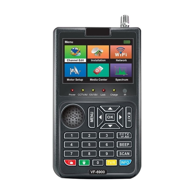 VF-6900 HD Digital Satellite Finder DVB-S/DVB S2/Finder Meter 3.5" TFT LCD For Satellite TV Receivervs ST-5150 ,Easy to Use