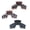 1 coffee leopard pri, variant on Lynono 3 Piece Hair Claw Clip Headdress For Ponytail Bun Updos Nonslip Lightweight
