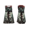 thumbnail image 7 of Balery Zombie Flower Apocalypse Pattern Women’s Summer Dresses – Loose Sleeveless Sundress, Casual and Comfortable Beach Dress for Hot Days, 7 of 7