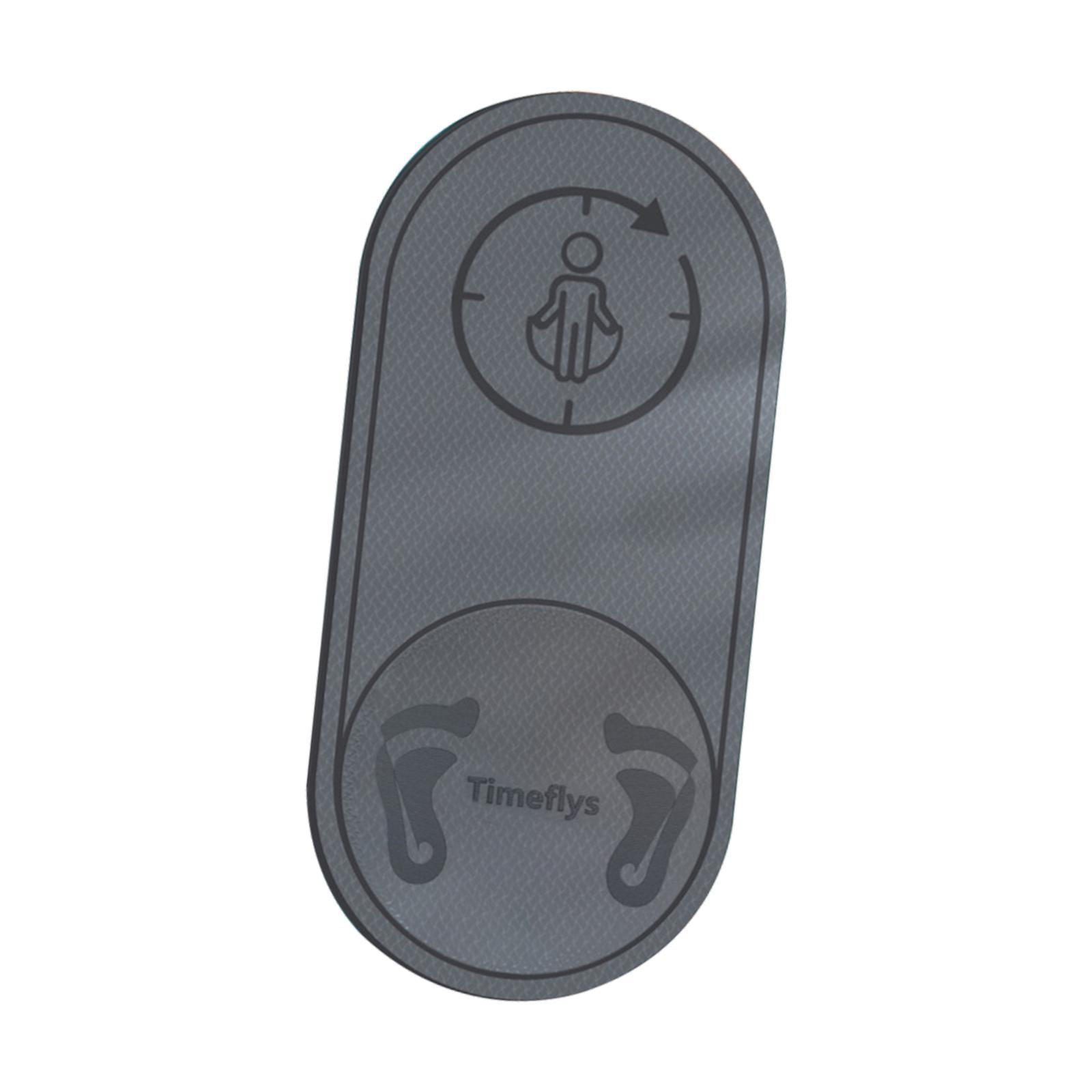 Baoblaze Jump Rope Mat Non Slip Jumping Rope Mat for Training Indoor Outdoor Children Gray