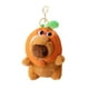 thumbnail image 1 of Llavero de peluche de capibara, lindo muñeco de peluche de capibara, llavero de coche, bolso Naranja, 1 of 9