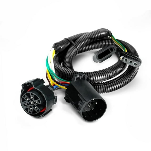 OPT7 7 Pin to 4 Pin Harness, 43 Inches Trailer Extension Wiring Connector Adapter