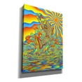 thumbnail image 2 of Epic Graffiti 'Psychedelic Rainbow Trout Fish' by Rebecca Wang Art, Acrylic Glass Wall Art, 40"x54", 2 of 8