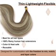 thumbnail image 2 of Extensiones de cabello Full Shine Genius Weft, 18 pulgadas, 50 g, 2 of 9