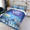 thumbnail image 3 of Olaf Presenta Conjunto de sábanas temático, trío de piezas, cómodo y amigable con la piel, diseño único, regalo de decoración para el hogar para familiares, amigos y fans,173cm *218cm, 3 of 6