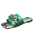 thumbnail image 2 of Zapatillas con punta abierta y plana para mujer, sandalias cómodas, informales, cómodas, para playa Wmkox8yii  ytu843, 2 of 9