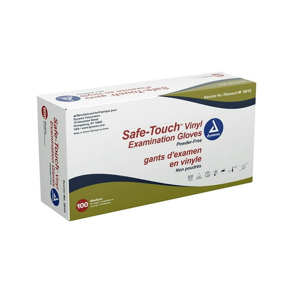 Vinyl Disposable Exam Gloves - Box of 100