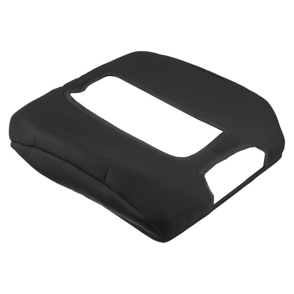 Unique Bargains Armrest Protector Cover Pad Replacement Compatible for GMC Sierra 2014 - 2017 for Chevy Silverado 2014 - 2018, Durable Neoprene Fabric Black