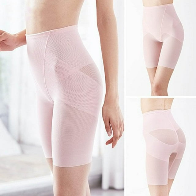 Fajas moldeadoras de cintura alta para mujer, cómodas, informales, con realce de cadera y abdomen, de color liso.