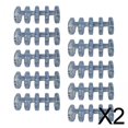 thumbnail image 1 of DYNWAVECA 2x10Pcs Loose Leaf Binder Rings 5 Holes Book Rings for Home Photo Travel Diary blue, 1 of 10
