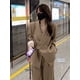 thumbnail image 1 of Conjunto de traje coreano para mujer, conjunto profesional de temperamento, traje holgado y relajado de estilo británico, conjunto de dos piezas, ropa nueva para mujer, 1 of 4