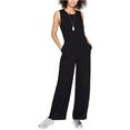 thumbnail image 2 of Rachel Roy Womens Tie-Back Jumpsuit, Black, 0, 2 of 2