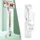 thumbnail image 5 of Clip desmontable extensible portátil Bluetooth Selfie Stick para Selfie Live L11 Blanco Sunnimix Trípode de teléfono, 5 of 8