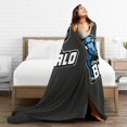 thumbnail image 5 of University At Buffalo Logo Fleece Blanket, Very Soft Microfiber Flannel Blanket for Couch Warm and Cozy for All Seasons, 5 of 6
